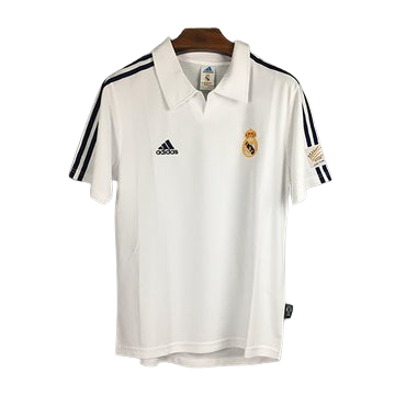 REAL MADRID HOME 2002 RETRO FOOTBALL SHIRT