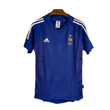 FRANCE HOME 2002 RETRO FOOTBALL SHIRT