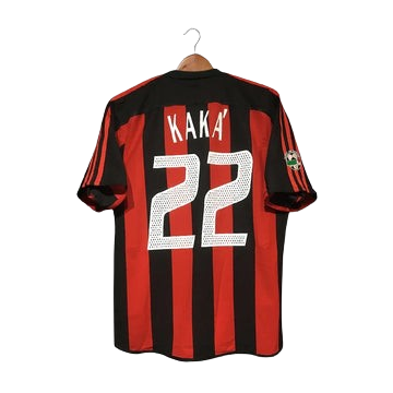 AC MILAN 2003/2004 HOME - RETRO FOOTBALL SHIRT - KAKA 22