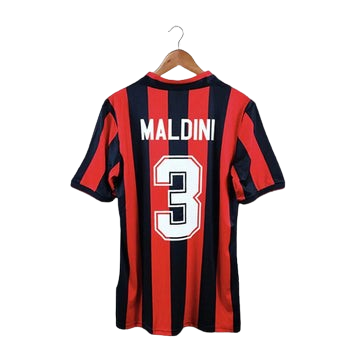 AC Milan 1996/97 Home - Retro Football Shirt - Maldini 3