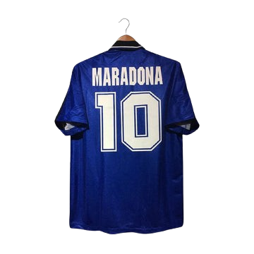 ARGENTINA AWAY 1994 - RETRO FOOTBALL SHIRT - MARADONA 10