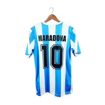 ARGENTINA 1978 HOME- RETRO FOOTBALL SHIRT - MARADONA 10