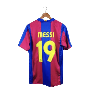 BARCELONA 2006 HOME - RETRO FOOTBALL SHIRT - MESSI 19