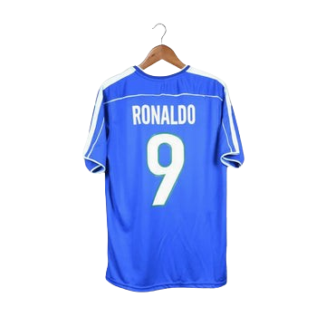 BRAZIL 1998 AWAY - RETRO FOOTBALL SHIRT - RONALDO 9