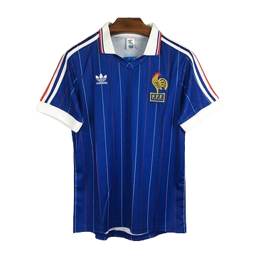 FRANCE HOME 1982 RETRO FOOTBALL SHIRT