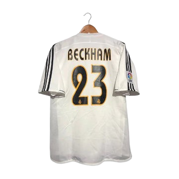 REAL MADRID 2003/04 HOME - RETRO FOOTBALL SHIRT - BECKHAM 23